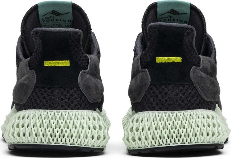 Adidas ZX 4000 Futurecraft 4D 'Carbon' Sneakers, Black