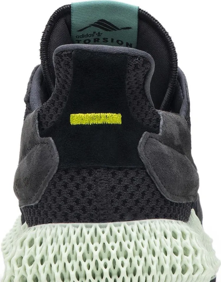 Adidas ZX 4000 Futurecraft 4D 'Carbon' Sneakers, Black