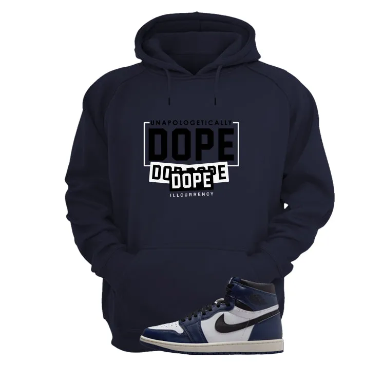 Air Jordan 1 High OG Midnight Navy Navy Blue T-Shirt (DOPE)| illcurrency