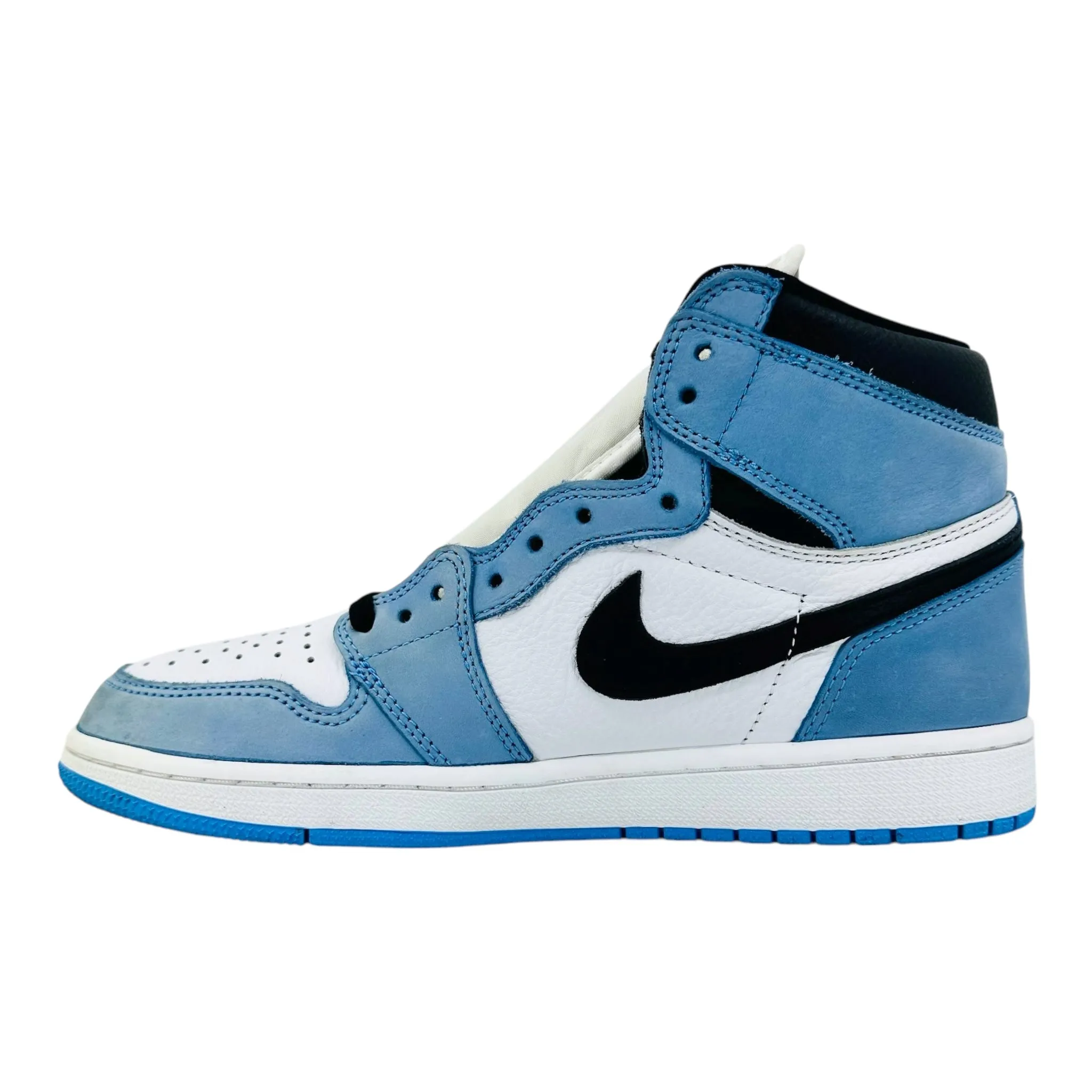 Air Jordan 1 Retro High White University Blue Black Pre-Owned