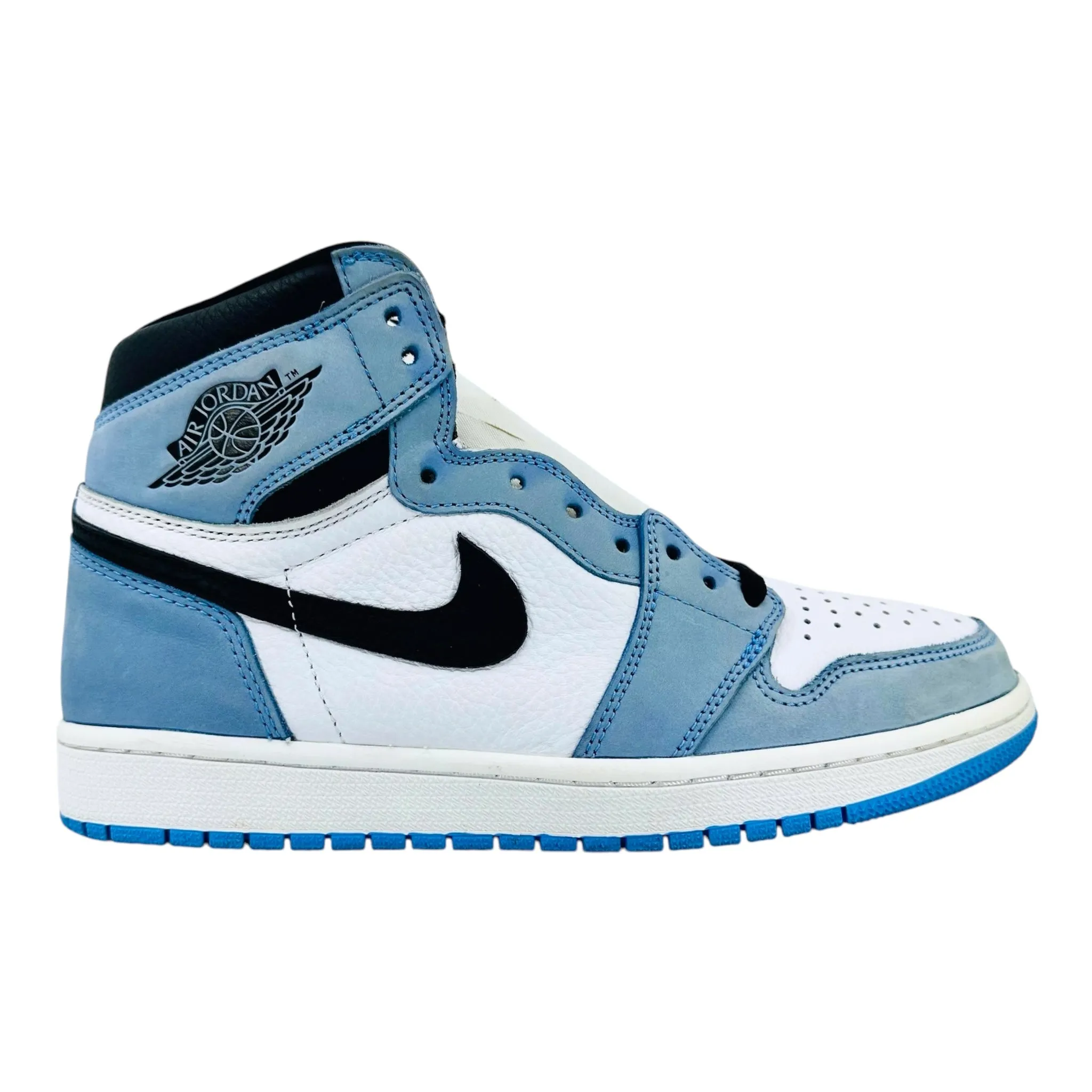 Air Jordan 1 Retro High White University Blue Black Pre-Owned