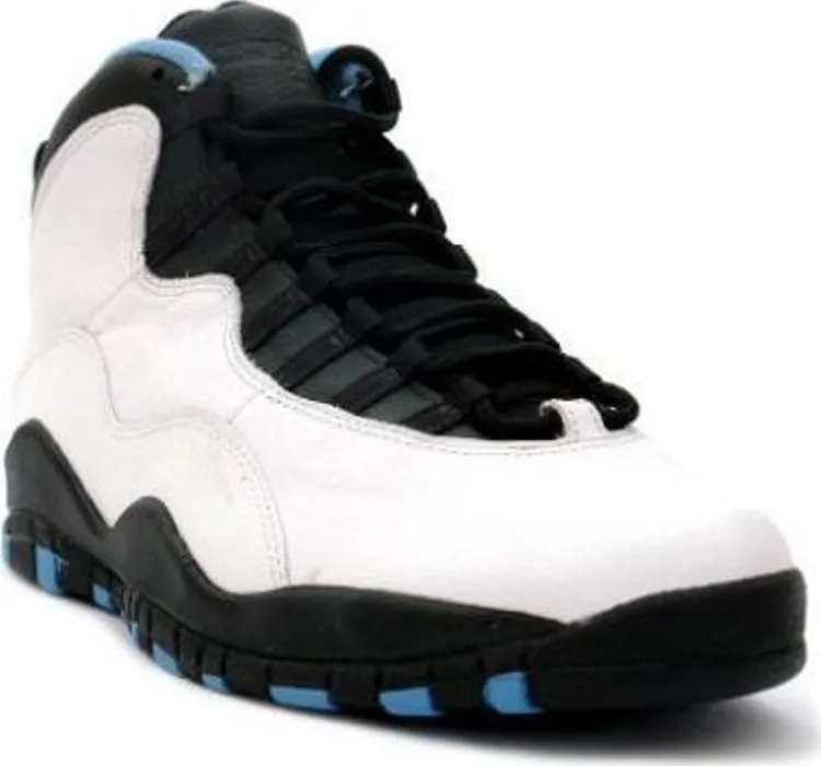 Air Jordan 10 OG Powder Blue, white