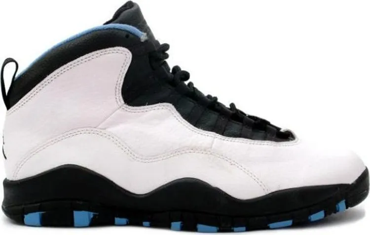 Air Jordan 10 OG Powder Blue, white