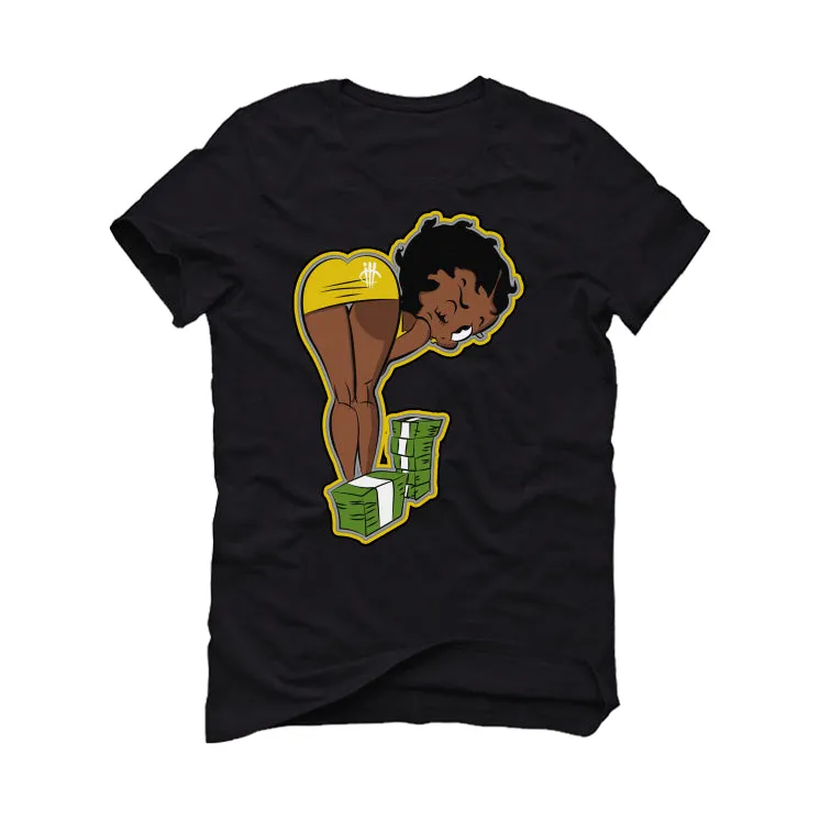 Air Jordan 11 Low WMNS “Yellow Snakeskin” Black T-Shirt (BOO)