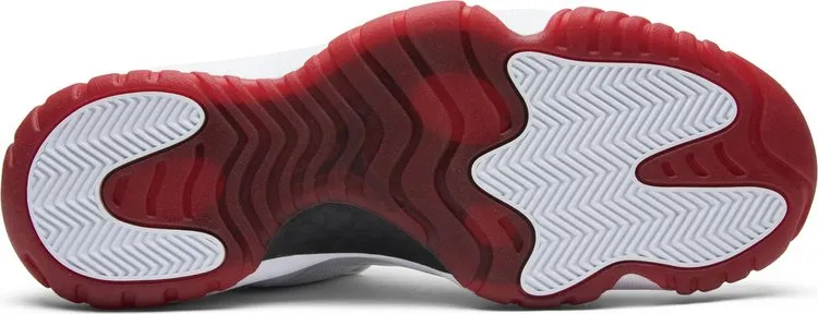 Air Jordan 11 Retro Low Cherry Bottom Sneakers, White