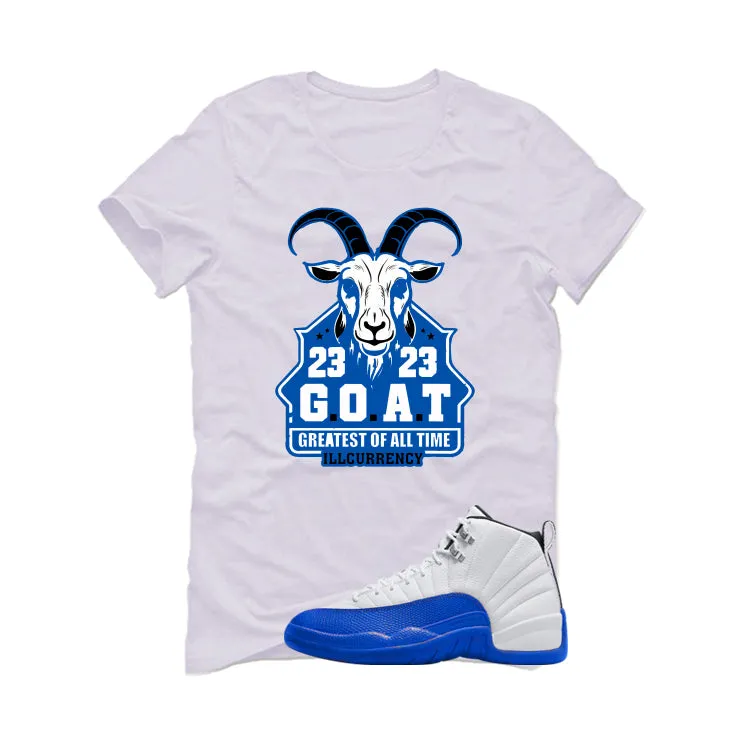 Air Jordan 12 Blueberry White T-Shirt (GOAT 23)| illcurrency