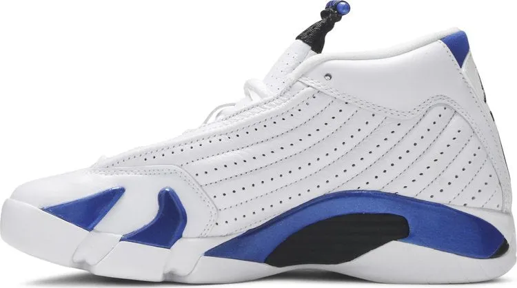 Air Jordan 14 Retro GS Hyper Royal Sneakers, White