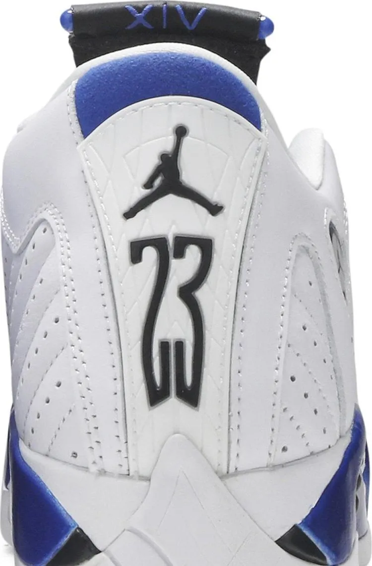 Air Jordan 14 Retro GS Hyper Royal Sneakers, White