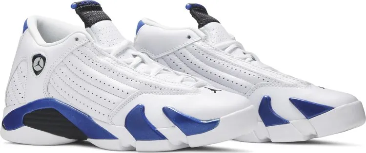 Air Jordan 14 Retro GS Hyper Royal Sneakers, White