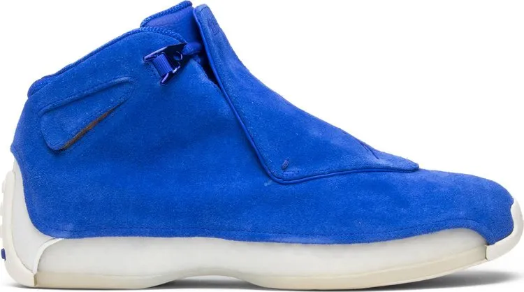 Air Jordan 18 Retro Blue Suede sneakers, blue