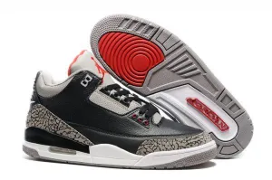 Air Jordan 3 OG Retro Black Cement Basket Ball Sneaker