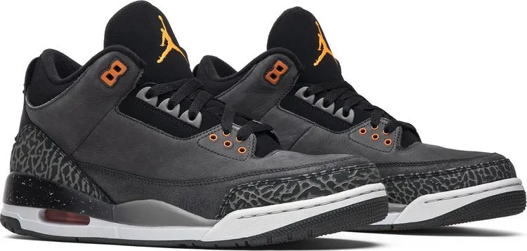 Air Jordan 3 Retro Fear Pack sneakers, gray