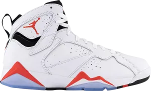 Air Jordan 7 Retro White Infrared sneakers, white