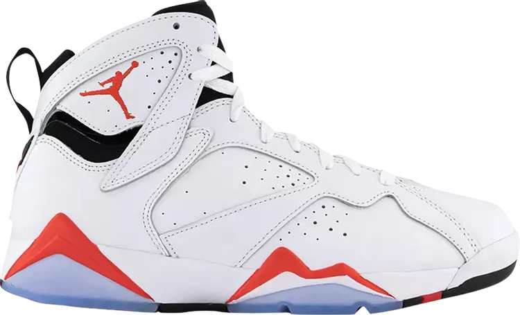 Air Jordan 7 Retro White Infrared sneakers, white