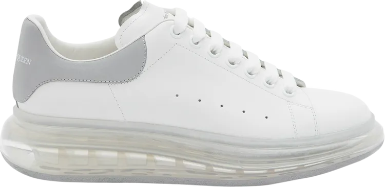 Alexander McQueen Oversized Sneaker Clear Sole, white