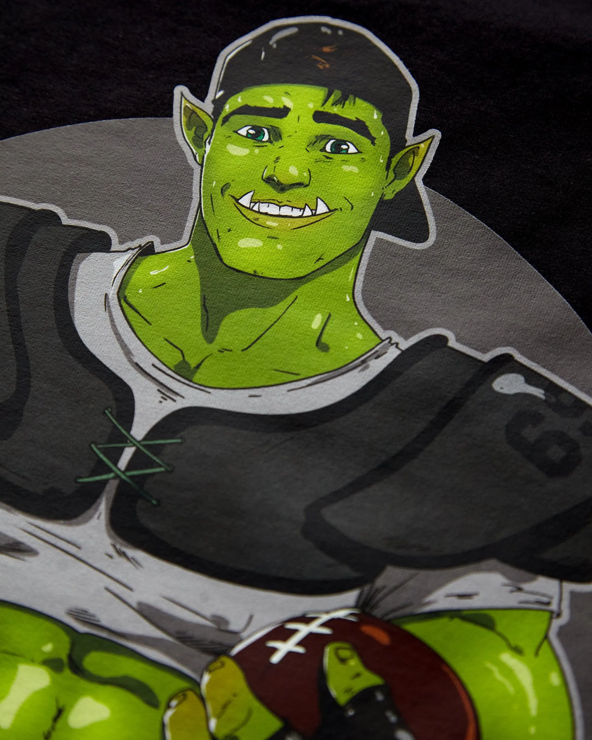 Amarican football orc Gruk is ready to play - tee