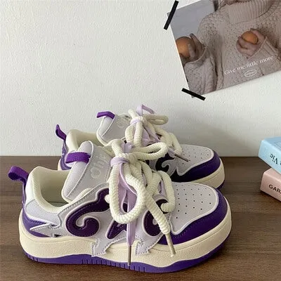 Angelcore Pastel Colors Soft Girl Aesthetic Sneakers Shoes