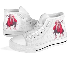 Anime Sneakers #7 - High Top Sneakers | Custom Sneakers Women, Custom Women's Sneakers, Customized Sneakers, High Top Sneakers for Women