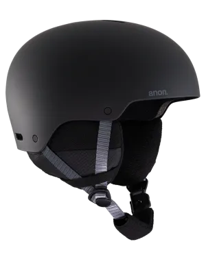 Anon Kids' Rime 3 Round Fit Snow Helmet - Black