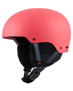 Anon Kids' Rime 3 Round Fit Snow Helmet - Coral