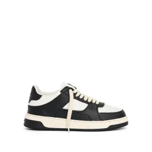 Apex Low Sneaker in Black/White