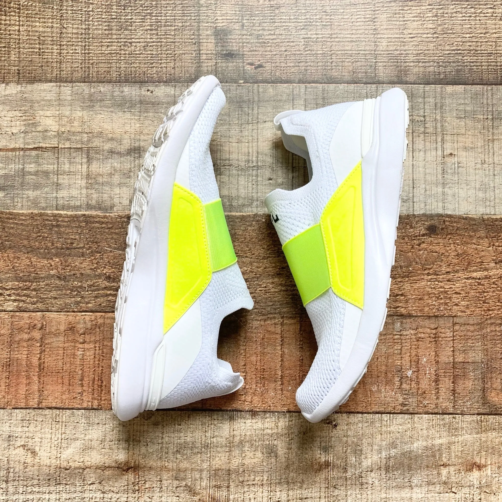 APL White/Neon Sneakers- Size 7.5