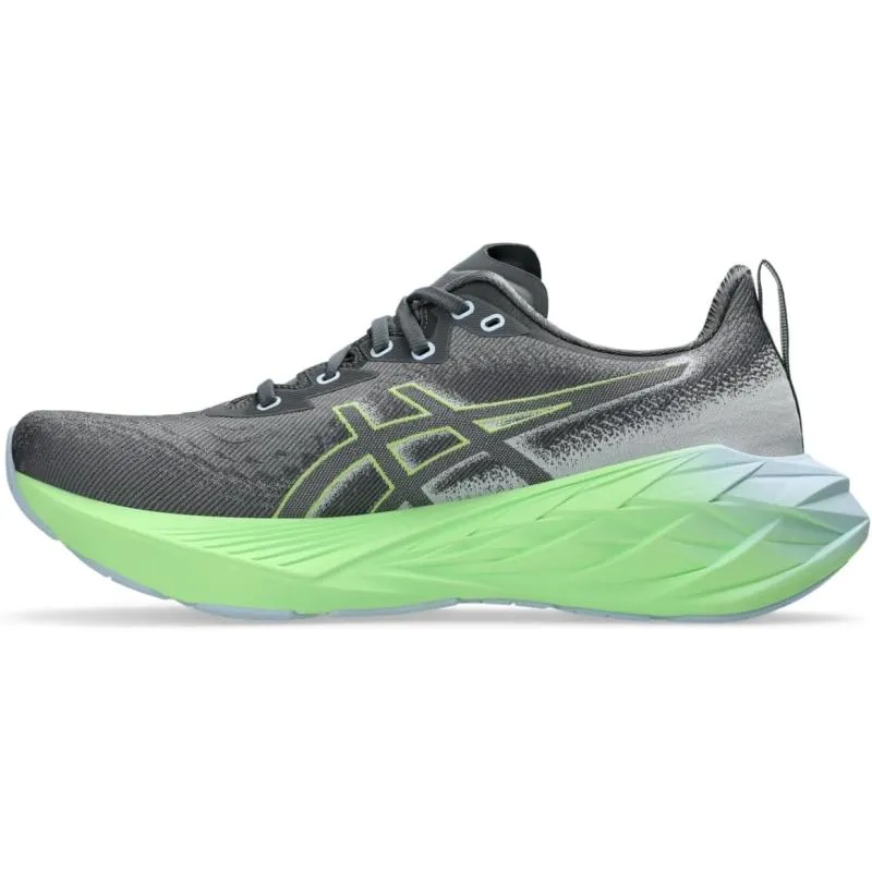 Asics | Novablast 4 | Men's | Steel Grey/Electric Lime