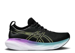 ASICS WMNS GEL NIMBUS 25 'BLACK GLOW YELLOW' sneakers, black