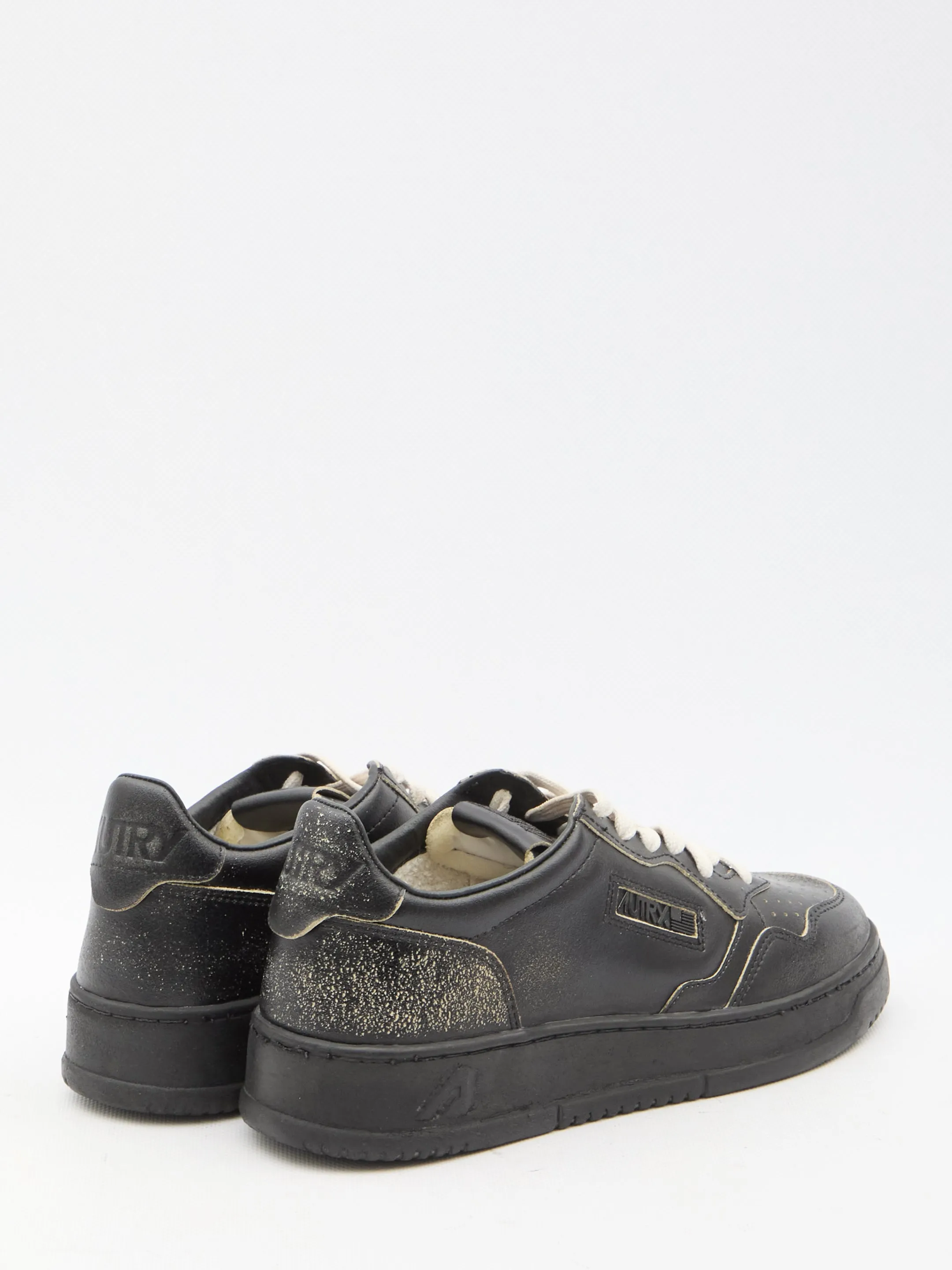 Autry Men's Black Super Vintage Sneakers