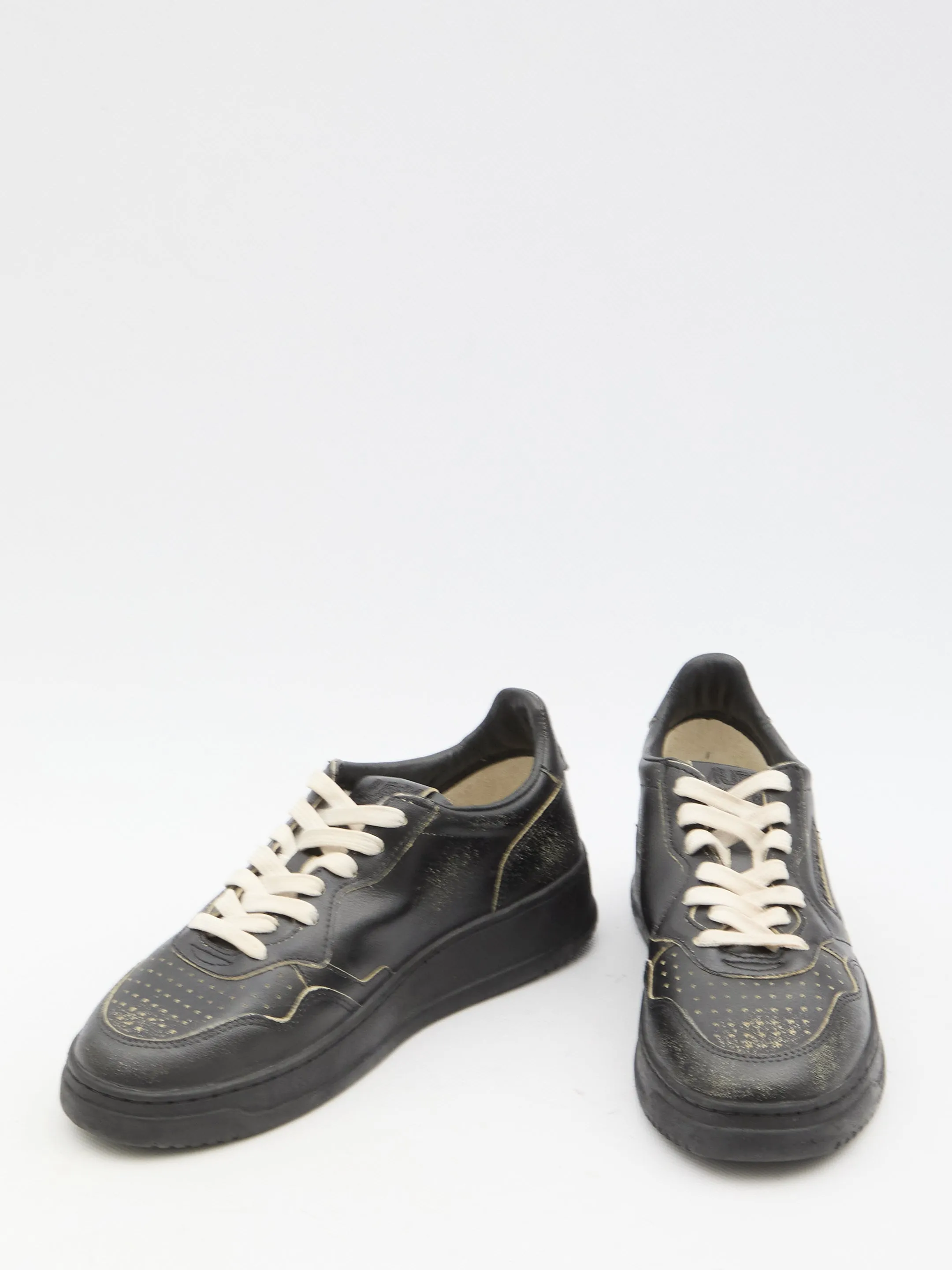 Autry Men's Black Super Vintage Sneakers