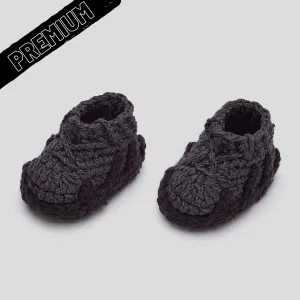 Baby Crochet Yzy Slate (Soft felt non-slip bottom & Shoe Box)