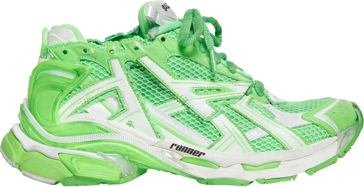 Balenciaga Runner Sneaker Fluo Green, green