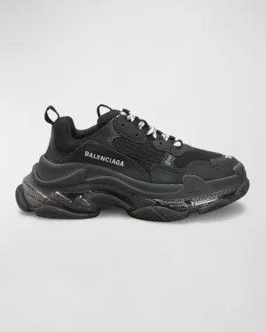 Balenciaga Triple S sneakers with clear sole