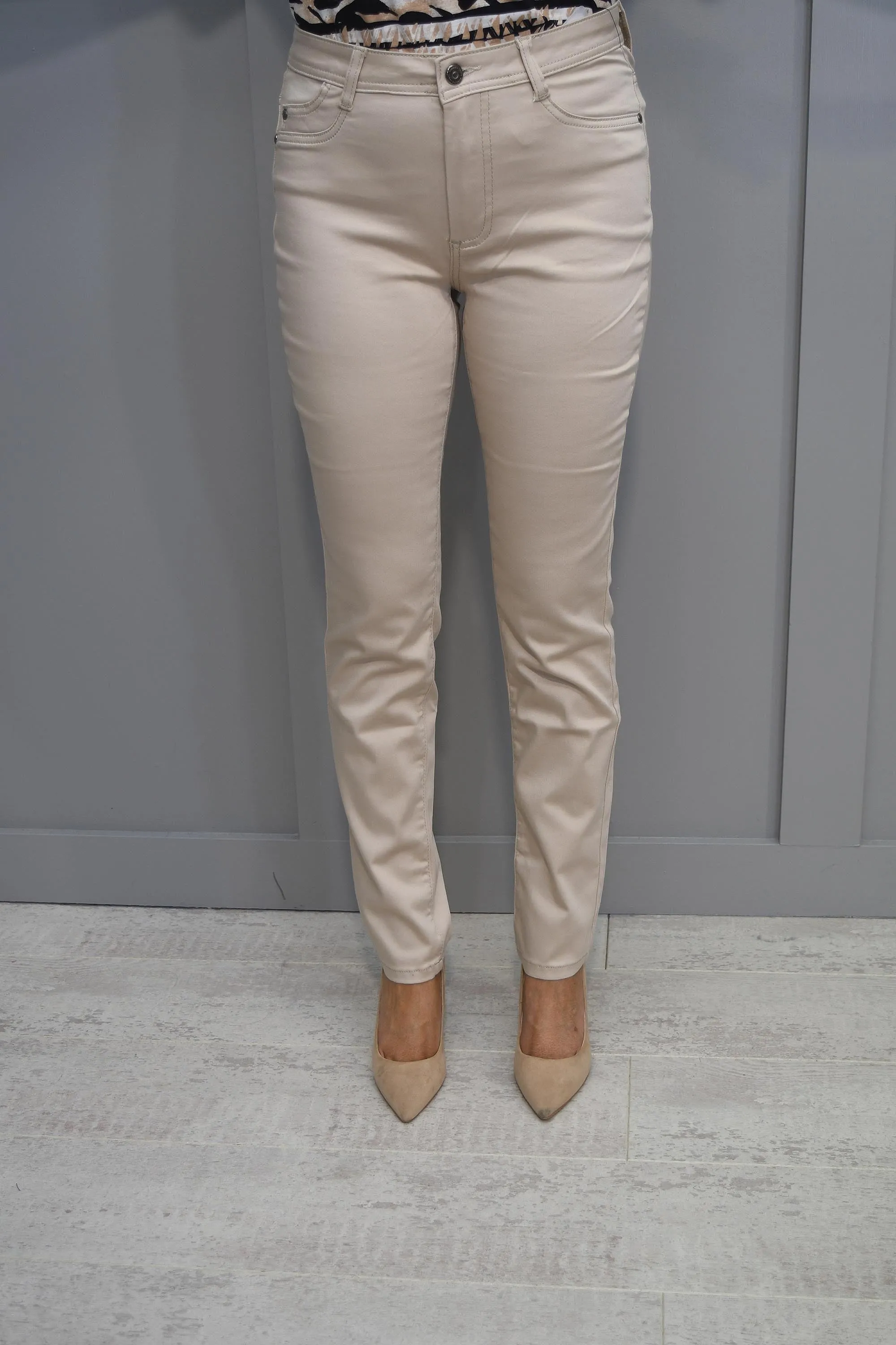 Barbara Lebek Beige Jeans-65260042