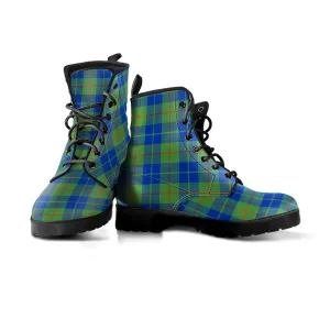 Barclay Hunting Ancient Tartan Leather Boots