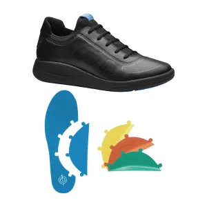 BB743-36 WearerTech Transform Trainer Black/Black with Modular Insole Size 36