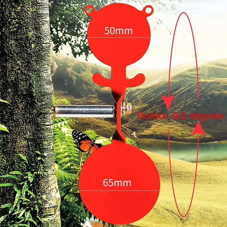 Bear Shape Splash Exercise Target Portable Tangible Tree Target Metal Shot Target