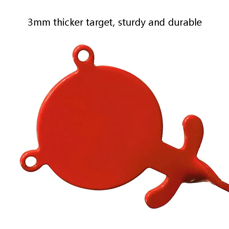 Bear Shape Splash Exercise Target Portable Tangible Tree Target Metal Shot Target