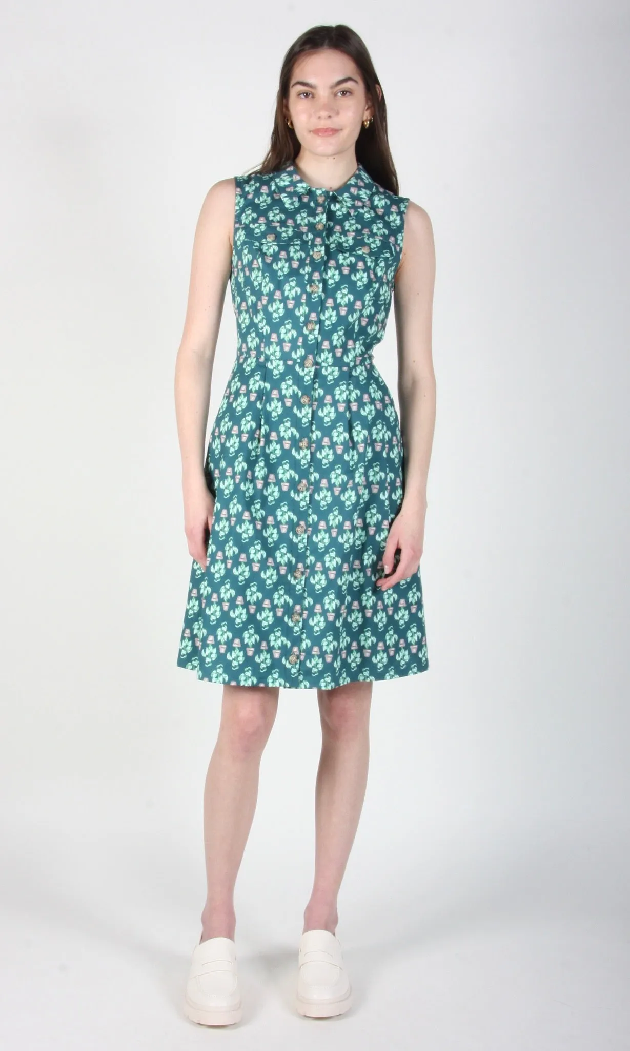 Birds of North America Vanneau Dress - Plant Mom (Online Exclusive)