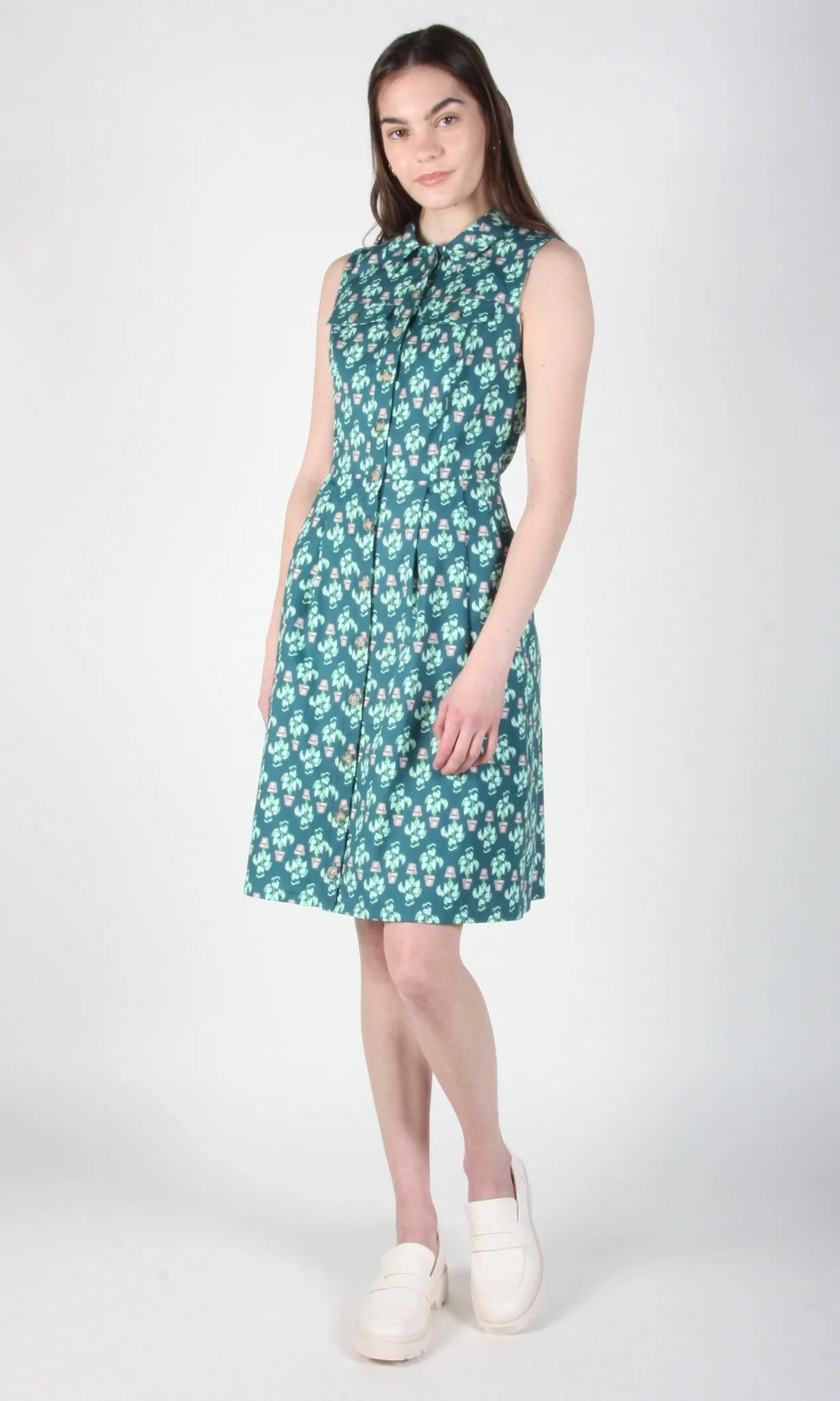 Birds of North America Vanneau Dress - Plant Mom (Online Exclusive)