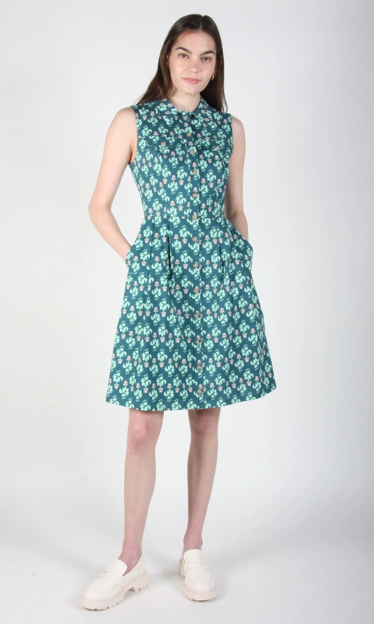 Birds of North America Vanneau Dress - Plant Mom (Online Exclusive)