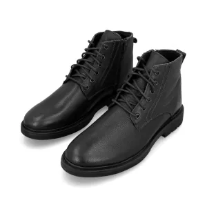 Black Ankle High Field Boots