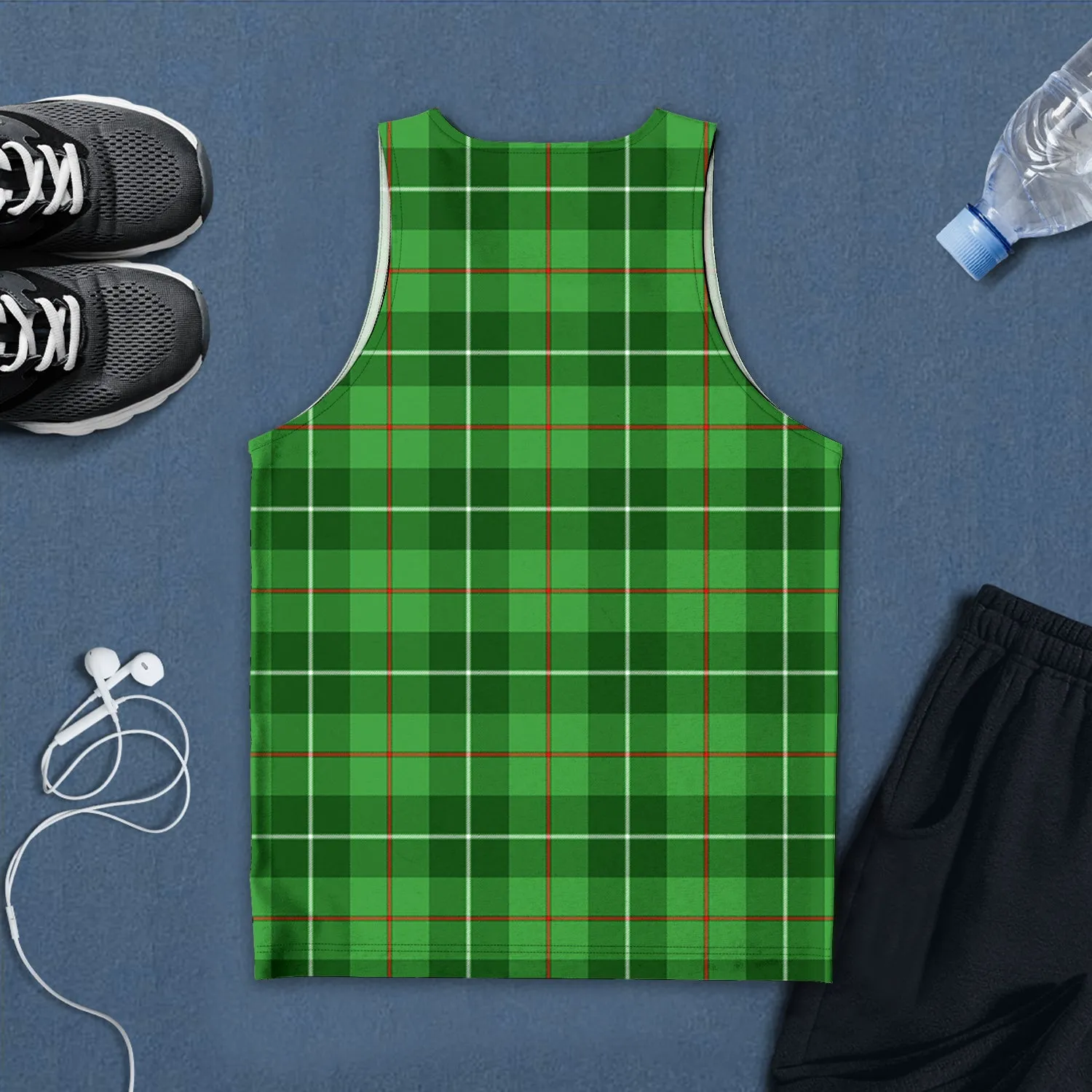 Boyle Tartan Mens Tank Top with Family Crest