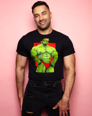 Brak the beefy orc! on black - cropped tshirt / crop top