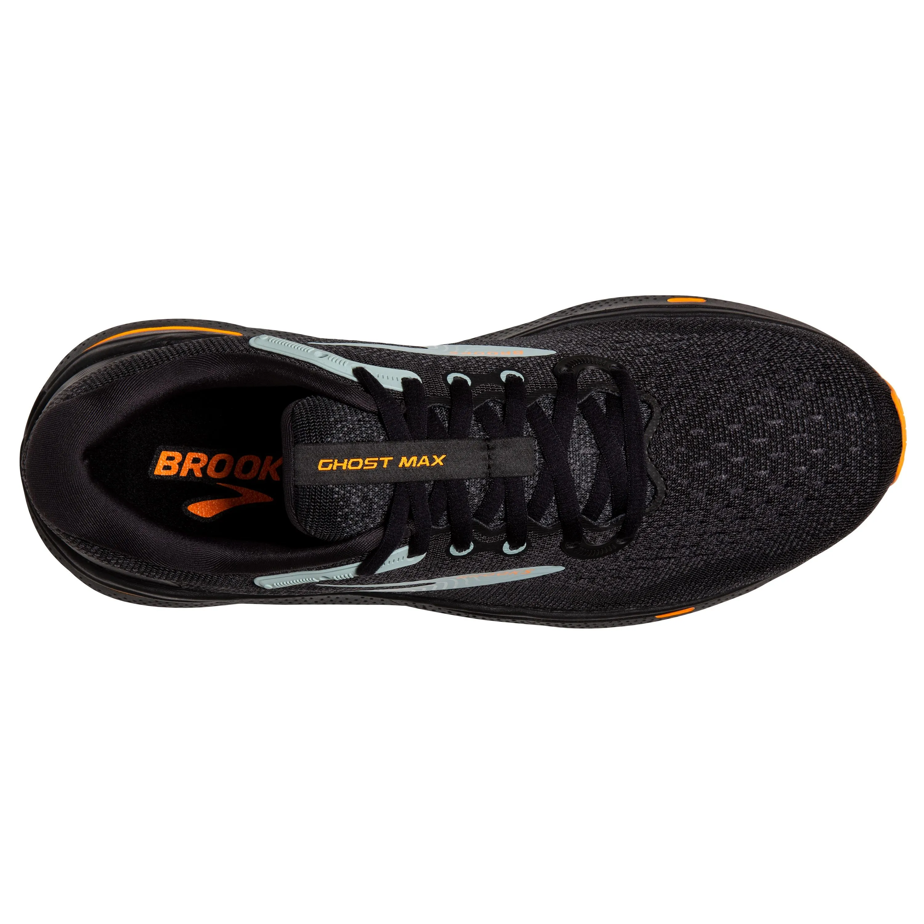 Brooks | Ghost Max | Men's | Black/Orange/Cloud Blue