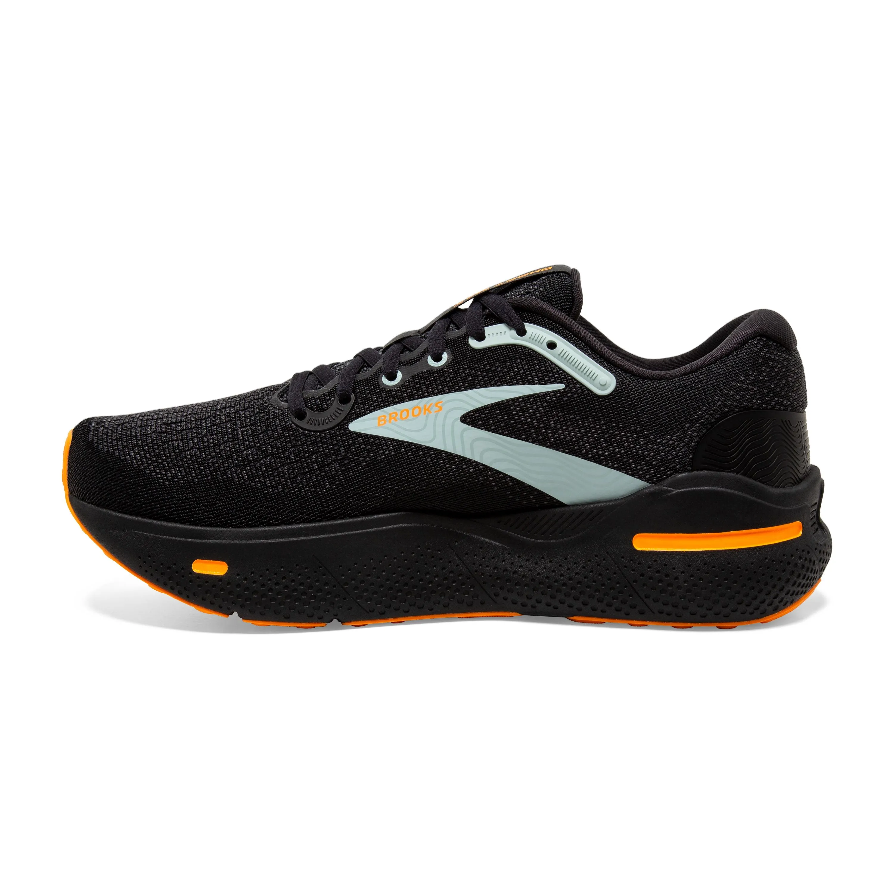 Brooks | Ghost Max | Men's | Black/Orange/Cloud Blue