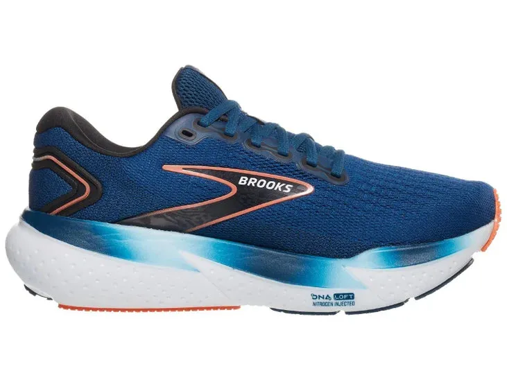 Brooks | Glycerin 21 | Men's | Blue Opal/Black/Nasturtium