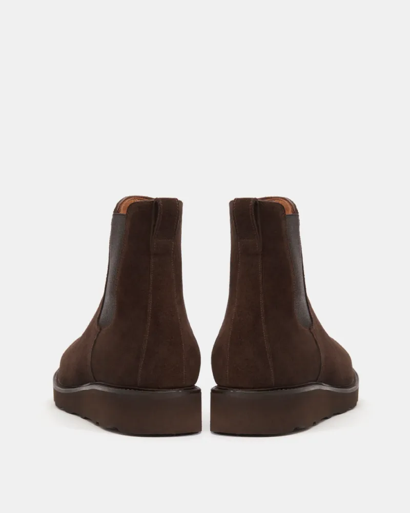 Brown Suede Lightweight Chelsea Boot