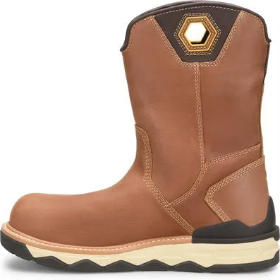 Carolina Men's Earthmover 10" WP Comp Toe Wedge Work Boot -Brown- CA7833