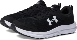 Charged Assert 10 Under Armor Sneakers, Black/Black/White